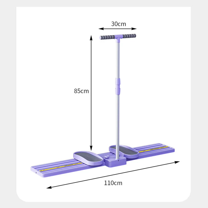 Non Slip Simulated Ski Trainer Adjustable Ski Machine Pelvic Floor Muscle Exercise Equipment for Home Full Body Workout