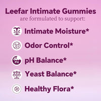 LEEFAR Her Juicy Feminine Probiotics Gummies- All in One Solution with Slippery Elm and Prebiotics&Lactobacillus Probiotic Blend for Women’S Ph Balance and Dryness - Hawaiian Pineapple Gummies 60 Count Probiotics Women