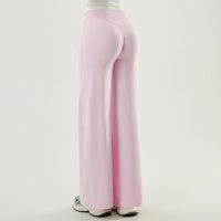 Straight Leggings Bottoms Wide Leg Pants for Women High Waist Stretch Casual Sweatpants Lift Buttocks and Flatten Abdomen Vacation Wear Yoga Fitness Gym Clothing