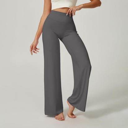 Straight Leggings Bottoms Wide Leg Pants for Women High Waist Stretch Casual Sweatpants Lift Buttocks and Flatten Abdomen Vacation Wear Yoga Fitness Gym Clothing